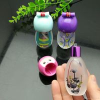 Wholesale Cute Porcelain Doll Glass Alcohol Lamp Glass Bongs Oil Burner Pipes Water Pipes Oil Rigs Smoking