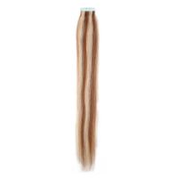 Wholesale 7A All ingrosso quot human PU remy Tape Hair Extensions g pz pz100 g set color p7 marrone chiaro DHL LIBERA
