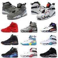 Distribuidores de descuento Retro Aqua Shoe | Retro Aqua Compre Nike Aire Jordan Retro 8 White Aqua Raid Red 8 VII 8s Zapatillas De Baloncesto Para Hombre Valentine's Day Chrome PACK DE CUENTA ATRÁS Hombres