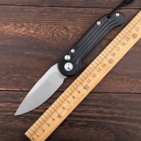 Wholesale The new LUDT Three color mirotech cross open Hunting Folding Pocket Knife Xmas gift for men copies freeshipping