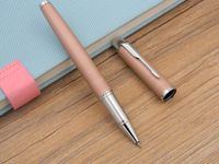 Wholesale 3pc Business Parker IM Pink Arrow Clip mm Nib Writing Rollerball Pen Rollerball Refill