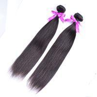 Wholesale 50 Off Top quality Human Hair Weave Weft Unprocessed Cheap Brazilian Peruvian Malaysian Indian Straight Hair Extensions bundles