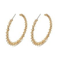 Wholesale Big Hoop Earrings for Women Vintage Gold Color Round Fashion Statement Earrings Accessories Jewellery