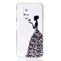 Wholesale Butterfly Girl Painting Phone Case for Samsung Galaxy A7