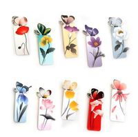 Wholesale 5Pcs Lovely Butterfly Bookmarks Cartoon Book Marks Paper Clip Office School Supply