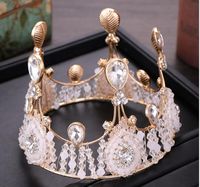 Wholesale Children s birthday cake decoration crown headdress Korean version of the wild girl crown tiara dress accessories