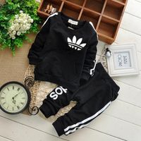 Wholesale Brand Baby Boy Clothes sets Autumn Casual Baby Girl Clothing Suits Child Suit Sweatshirts Sports pants Spring Kids Set