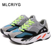 Wholesale 2019 Spring New Kids Mesh Shoes Baby Girls Sport Sneakers Children Genuine Leather Shoes Boys Casual Shoes Toddler Brand Trainer Y190523