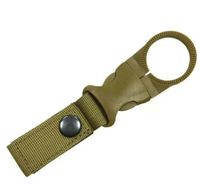 Wholesale portable nylon hang water bottle buckle waist belt for kettle outdoor hiking camping hanging buckles tactical waitbelt water bottles hooks