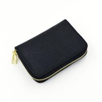 Wholesale Hot colors lady small wallets fashion women casual wallet single zipper ladies wallets female leather purse with box dust bag card