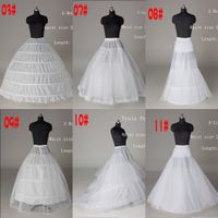 Wholesale 6 Style Cheap Net Petticoat Mermaid Ball Gown A Line Wedding Dresses Crinoline Prom Evening Dresses Petticoats Bridal Wedding Accessories