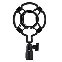 Wholesale Universal KG Bearable Load Mic Microphone Shock Mount Clip Holder Stand Radio Studio Recording Bracket Microphones Accessories