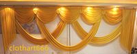 Wholesale 6m wide swags valance wedding stylist backdrop Party drop Curtain Celebration Stage Performance Background beautiful draps decorations