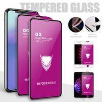 Wholesale Full Covered Golden Armor Screen Protector For iPhone Pro Max XS Max XR Tempered Glass For Samsung A71 Note Protector Film No Package