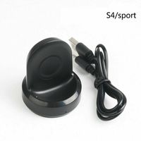 Wholesale Wireless Charging Dock Cradle Charger For Samsung Gear S4 S3 S2 Sport Watch With USB Cable DHL Shipping
