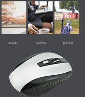 Wholesale Hot GHz USB Optical Wireless Mouse USB Receiver mouse Smart Sleep Energy Saving Mice for Computer Tablet PC Laptop Desktop With White Box