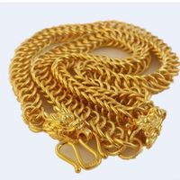 Wholesale fashion low price high quality gold filled men women pendant chain necklace rr