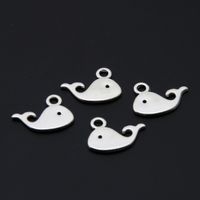 Wholesale 200pcs Silver Color Lovely Dolphin Whale Animal Charms Nautical Beach Pendant Jewelry Making DIY Handmade Accessories A3380