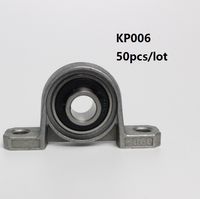 Wholesale 50pcs KP006 zinc alloy bearing pillow block Mounted support Spherical Roller pillow block housing
