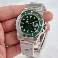 Wholesale Mens Watches V9 L LN ETA Automatic Mechanical Watches Black Green Ceramic Frame Luminous Diving Watch