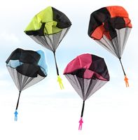 Wholesale 4Set Kids Hand Throwing Parachute Toy For Children s Educational Parachute With Figure Soldier Outdoor Fun Sports Play Game
