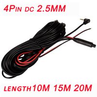 Wholesale 4Pin Car Reverse Rear View Parking Video Extension Cable DC MM Wire Rear View Camera Cable for BMW Automobiles