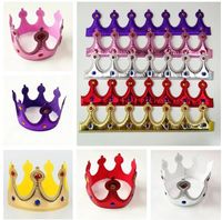 Wholesale Gold Crown King Queen Princess Prince Fancy Dress Adjustable Kids Adult Party Props Cosplay Hats Christmas Halloween Birthday Supplies