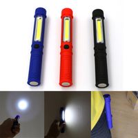 Wholesale COB LED Work Light Repair Mini Flashlight with Magnetic Base and Clip Multifunction Maintenance Torch lamp for Camping ZZA1145