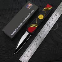 Wholesale New Style Zinc Alloy Automatic Knife D Printing Skull Handle knifes double blade tactical knife camping knife knives gift kitchen utensil