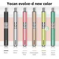 Wholesale Authentic Yocan Evolve D Kit Evolve Kits Dry Herb E cigarette Vaporizer Dual Coil Colors Vape Pen Plus