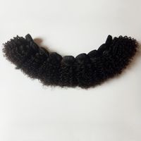 Wholesale Malaysian Brazilian virgin Hair weaves sexy short inch Kinky curly hair weft cheap factory price Indian remy hair extensions