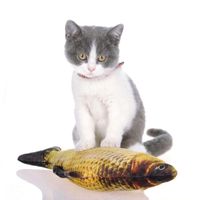 Wholesale Cat Toy Plush Creative D Carp Fish Shape Gift Cute Simulation Fish Playing Toy For Pet Gifts Catnip Fish Stuffed Pillow Doll YSY155 L