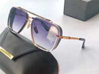 Wholesale New sunglasses men design metal retro glasses limited edition Fashion style square frameless UV lenses