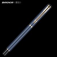 Silver BAOER 3035 Arrow Clip Stylo plume en métal Iraurita Nib Office Pen