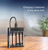 Wholesale Battery Charger Smart AAA AA Charger for NiMH NiCD Rechargeable Battery V Micro USB Charging Cable Battery Charger
