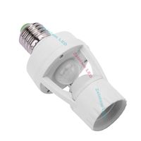 Wholesale PIR Induction Motion Sensor IR infrared Human E27 Plug Socket Switch Base Led Bulb Light Lamp Holder