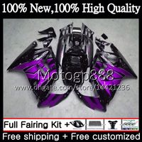 Wholesale Body For HONDA CBR600RR F3 CBR600FS CBR F3 PG10 CBR F3 Purple black FS CBR600F3 CBR600 F3 Fairing Bodywork kit