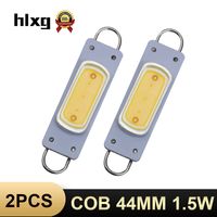 2 x White 44mm 12SMD Rigid Loop LED Interior Door Map Light Bulbs 561 562 212-2