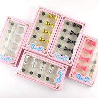 Wholesale Detachable Magnetic False Nail Tips Practice Trainning Display Stand Holder Base Alloy Crystal Nail Art Polish Display Manicure Tools