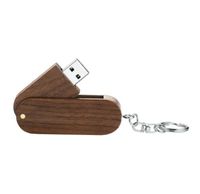 Wholesale brand Rotation Solid Wood High Speed USB Flash Drive Memory Stick GB GB GB Pendrive Thumb Disk with Wooden Box