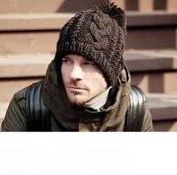 mens ski bobble hats