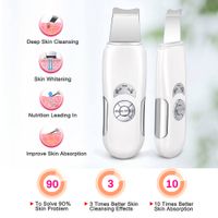 Wholesale NEW Beauty Star Ultrasonic Face cleaning Skin Scrubber Facial Massage Machine Anion Skin Deeply Cleaning Peeling Face Lift Scrubber