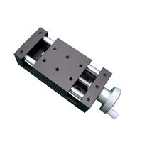 Wholesale PDV manual slide table X axis feed screw simple linear guide