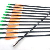 25 Pcs 30/" Fiberglasspfeil Bogenschieße für Armbrust Jagd Fiberglas Pfeile 6mm