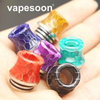 Wholesale DT261 Authentic VapeSoon Steel Resin Drip Tips For TFV8 BIG BABY Stick V8 TFV12 Prince IJUST etc