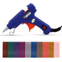 Wholesale Mini Hot Melt Glue Gun Glue Sticks Removable Anti hot Cover Glue Gun Kit with Flexible Trigger for DIY Small Craft Projects Daily Repairs