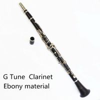 Wholesale JM Key clarinet G Tune Ebony clarinet Silver plated keys Professional Musical Instrument with Case