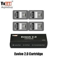 Wholesale Yocan Evolve Pod Cartridge ml Capacity pack for Yocan Evolve Pod Vape Kit E cigarette Vape Vaporizer Original