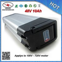 Wholesale Competitive price W V Ah Lithium ion Battery for Electric Bike with Silver Fish Aluminum case Built in cell A BMS
