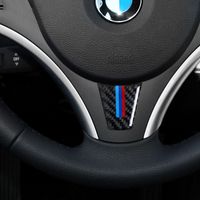 Wholesale New Design Steering Wheel Carbon Fiber Car Stickers For bmw e90 e92 Series Car Styling